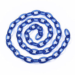 Handmade Transparent ABS Plastic Cable Chains&nbsp;KY-S166-001A