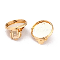 304 Stainless Steel Clip-on Earring Setting&nbsp;STAS-L244-50B-G