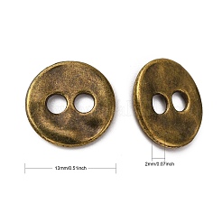 Tibetan Style Buttons&nbsp;TIBE-R178-AG-LF