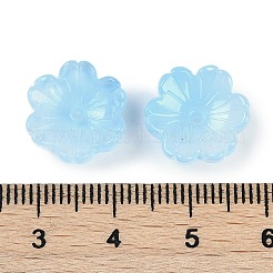 Transparent Spray Paint Glass Beads&nbsp;X1-GLAA-H035-04J