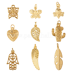 18Pcs 9 Style Alloy Pendants&nbsp;FIND-TA0003-38