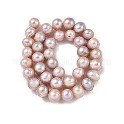Natural Cultured Freshwater Pearl Beads Strands&nbsp;PEAR-I007-07U-01C