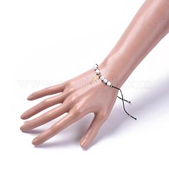 Adjustable Braided Bead Bracelets&nbsp;BJEW-JB04899-02