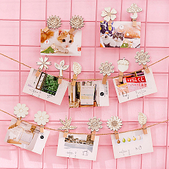 100Pcs Unfinished Wood Piece Decorations&nbsp;WOOD-CJ0001-54