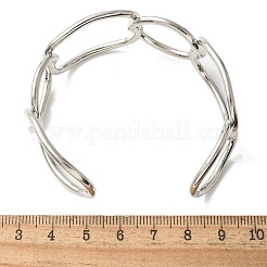 ElectrophoresisIron Cuff Bangles for Women&nbsp;BJEW-M057-06P