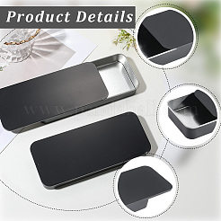 2Pcs Slide Top Tinplate Trinket Storage Boxes&nbsp;CON-SP0001-22A-02