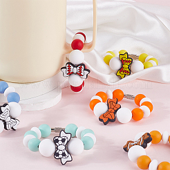 6Pcs Silicone Wine Glass Charms&nbsp;HJEW-SC00131