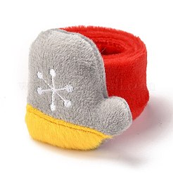 (Jewelry Parties Factory Sale)Christmas Slap Bracelets&nbsp;X1-BJEW-B012-03
