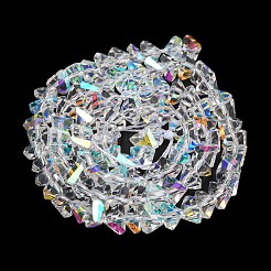 Electroplate Glass Beads Strands&nbsp;EGLA-C003-03