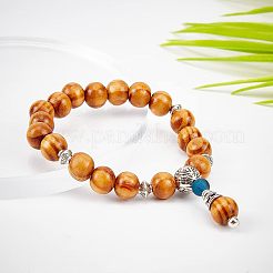 900Pcs 3 Style Round Natural Wood Beads&nbsp;WOOD-OC0001-95