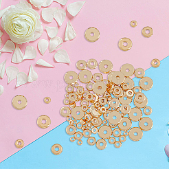 100Pcs 5 Style Brass Beads&nbsp;KK-FH0005-35G