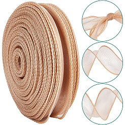 Polyester Organza Ribbons&nbsp;SRIB-WH20020-003A-02