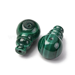 Natural Malachite 3 Hole Guru Beads&nbsp;G-D312-03