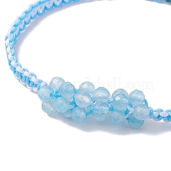 Natural White Jade Beaded Braided Bead Bracelets&nbsp;BJEW-MZ00253-02