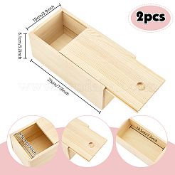 Wood Document Storage Box&nbsp;WOCR-WH0004-032B
