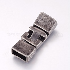 304 Stainless Steel Snap Lock Clasps&nbsp;STAS-F144-028AS