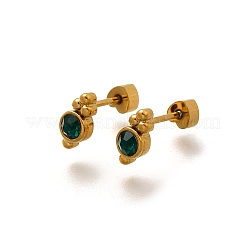 Ion Plating(IP) 304 Stainless Steel Stud Earrings&nbsp;EJEW-A118-17G-01
