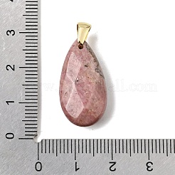 Natural Rhodonite Pendants&nbsp;G-C282-02F