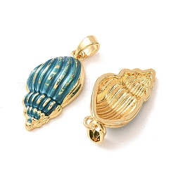 Brass Enamel Pendants&nbsp;KK-CBA8606-01G-03