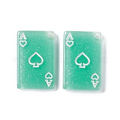 Transparent Resin Pendants&nbsp;RESI-I047-02C
