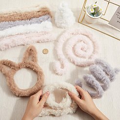 10Pcs 5 Colors DIY Plush Sticks&nbsp;FIND-CP0002-68B