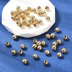 SHEGRACE Brass Textured Round Beads&nbsp;XGRPCU095-298G