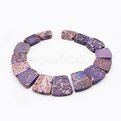 Natural Imperial Jasper Graduated Beads Strands&nbsp;G-P296-A01