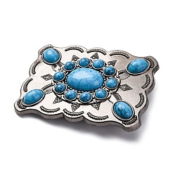 Bohemia Synthetic Turquoise Belt Buckle for Men&nbsp;FIND-WH0156-44