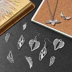 80Pcs 8 Styles Tibatan Style Alloy Pendants&nbsp;FIND-CJ0006-02