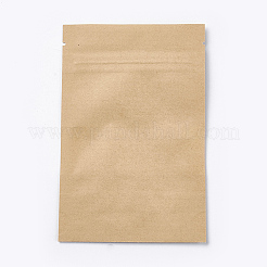 Kraft Paper Zip Top Bag&nbsp;LS-OPP-WH0003-01A