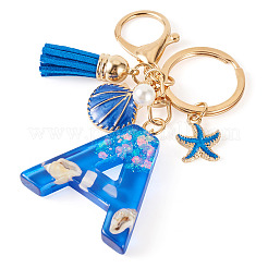 Star Resin & Shell Keychains&nbsp;KEYC-TAC00087-01A
