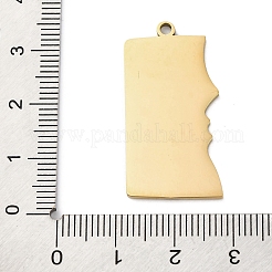 201 Stainless Steel Pendants&nbsp;STAS-R002-17G