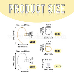 Brass Earring Hooks&nbsp;KK-TA0008-94