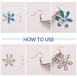 DIY PU Leather Earring Making Kits&nbsp;DIY-SC0012-29