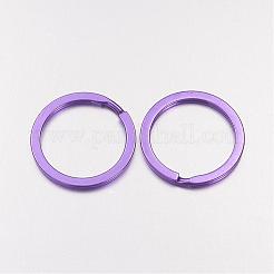 Mixed Electroplated Iron Split Key Rings&nbsp;X-KEYC-ZX3966-M