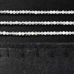 Natural Quartz Crystal Beads Strands&nbsp;G-RM2025-06-2.5mm