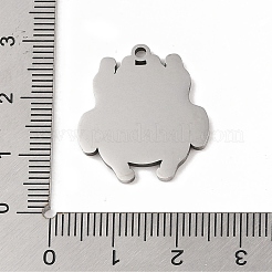 Non-Tarnish 201 Stainless Steel Pendants&nbsp;STAS-C095-14P