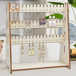 Wooden Earring Display Stands&nbsp;EDIS-WH0016-072