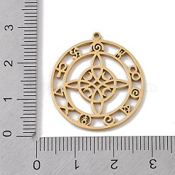 304 Stainless Steel Pendants&nbsp;STAS-B062-16G
