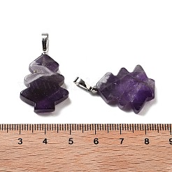 Natural Amethyst Pendants&nbsp;G-A203-01I-P