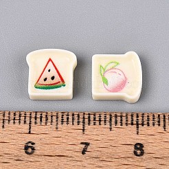 Fruits Theme Opaque Resin Cabochons&nbsp;CRES-T025-17