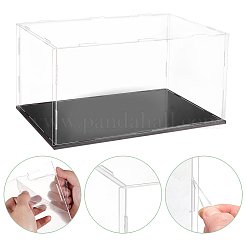 Acrylic Minifigures Display Case with Black Base&nbsp;ODIS-WH0031-13