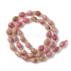 Natural Rhodonite Beads Strands&nbsp;G-F809-A20-01