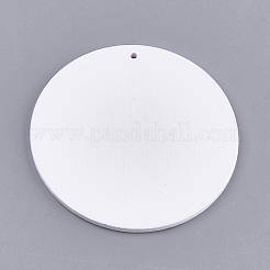 Printed Wooden Big Pendants&nbsp;WOOD-S048-14