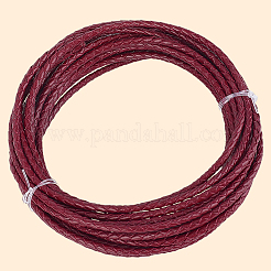 5 Yards Braided Leather Cord&nbsp;WL-CL0001-02C
