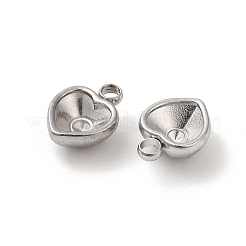 Non-Tarnish 304 Stainless Steel Pendant Rhinestone Settings&nbsp;LS-STAS-H214-16P