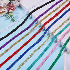 75 Yards 15 Colors Polyester Braided Lace Trim&nbsp;OCOR-GL0001-30