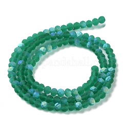 Transparent Glass Beads Strands&nbsp;X1-EGLA-A034-T4mm-MB18