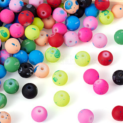 200Pcs 10 Colors Forsted Glass Beads&nbsp;GLAA-TA0003-28