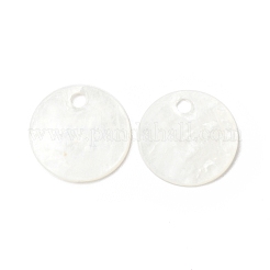 Natural Capiz Shell Charms&nbsp;BSHE-G029-15